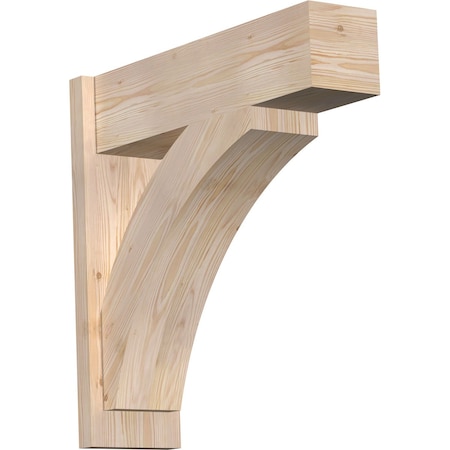Ekena Millwork Thorton Block Smooth Outlooker, Douglas Fir, 7 1/2"W x 26"D x 26"H OUT08X26X26THR05SDF